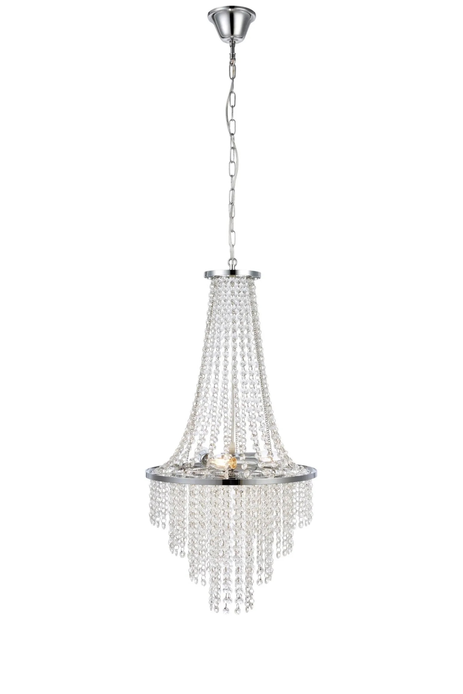 ALLINGTON Wisząca 3L Przezroczysty/Chrom