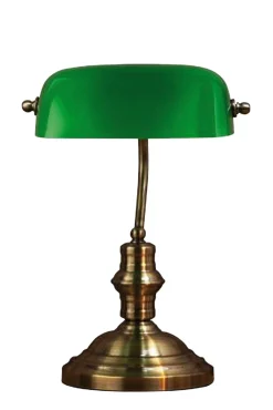 BANKERS Stołowa 42cm 1L Patyna/Zielony