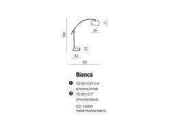 Bianca (chrome/white) (AZ0005) Azzardo