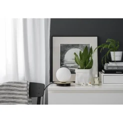 BORRA ST biała lampa stołowa (B1A111P1) - Ummo