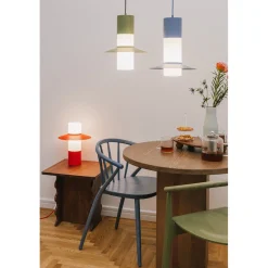 CAPONIO A czerwonopomarańczowa sufitowa lampa wisząca (CPA11212P0) - Ummo