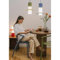 CAPONIO A oliwkowa sufitowa lampa wisząca (CPA11414P0) - Ummo