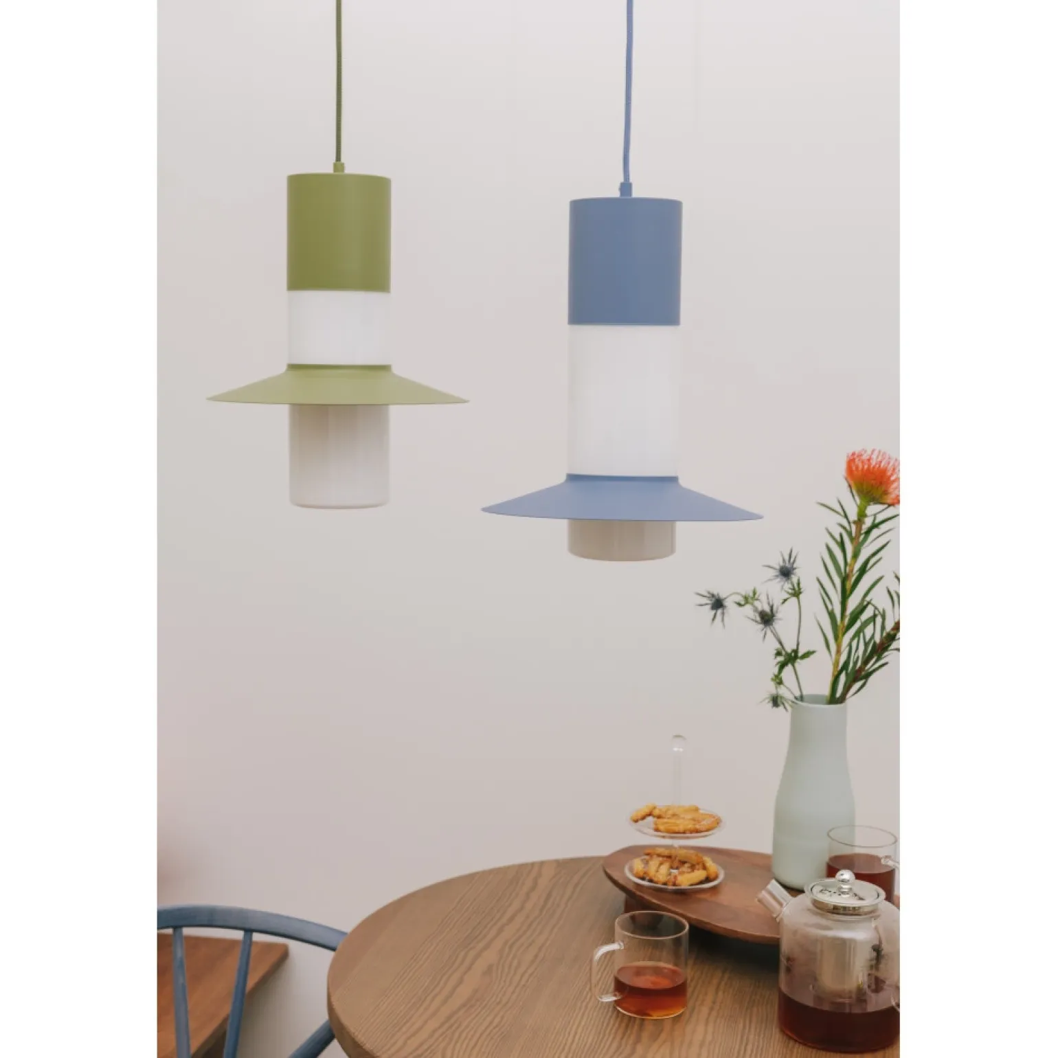 CAPONIO A oliwkowa sufitowa lampa wisząca (CPA11414P0) - Ummo