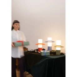 CAPONIO ST oliwkowa lampa stołowa (CPS11414P1) - Ummo