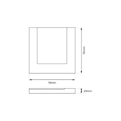 CAPRI BLACK Barwa Neutralna 4000k (EKS641) - Eko-Light