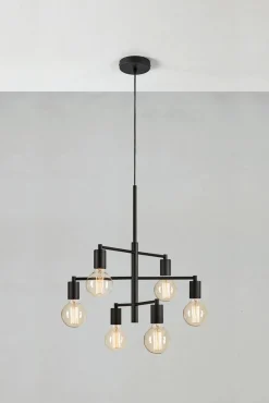 CIELO Pendant 6L Sandy Black (108717) Markslojd