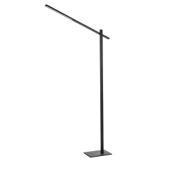 Ściemnialna czarna lampa podłogowa ONTARIO FLOOR DIMM SWITCH BK (AZ6803) Azzardo