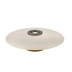 Ściemnialna lampa na sufit PURE VITRUM CIEMNOMETALOWO-BRĄZOWY (6083-34) - Paul Neuhaus