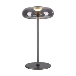 Ściemnialna lampa stołowa POSH SZARA (15697-15) - Paul Neuhaus