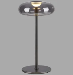 Ściemnialna lampa stołowa POSH SZARA (15697-15) - Paul Neuhaus