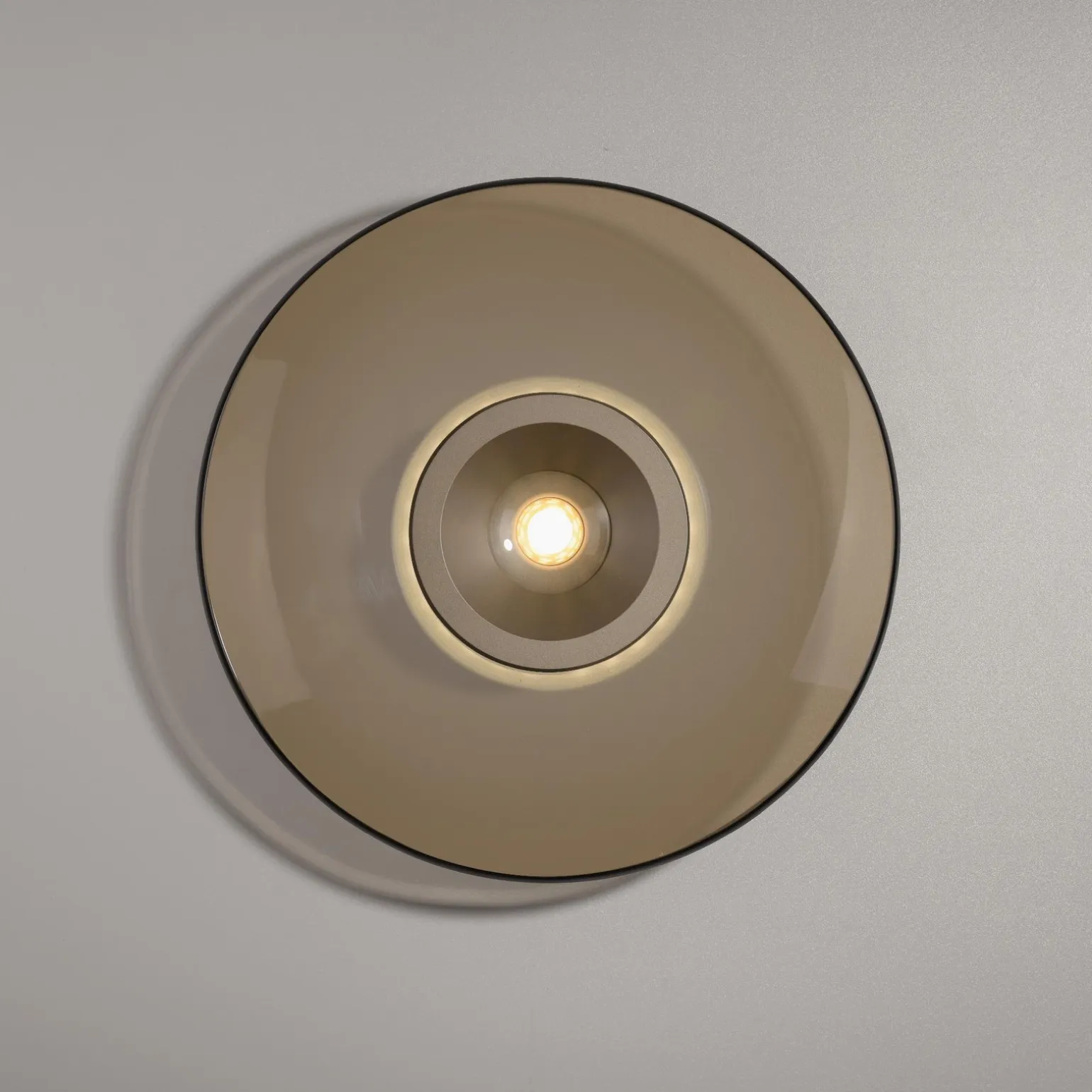 Ściemnialna lampa sufitowa PURE MOON BRĄZOWY (6094-97) - Paul Neuhaus