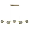 Ściemnialna Lampa Wisząca EUFORIA PENDANT LINE 5 3-STEP DIMM GO (AZ6737) Azzardo