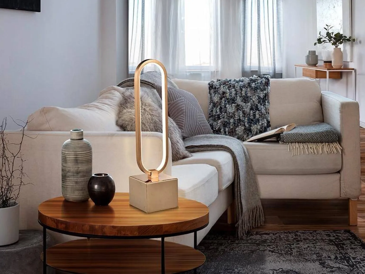 Colette lampa stołowa 1L (787253) - Schuller