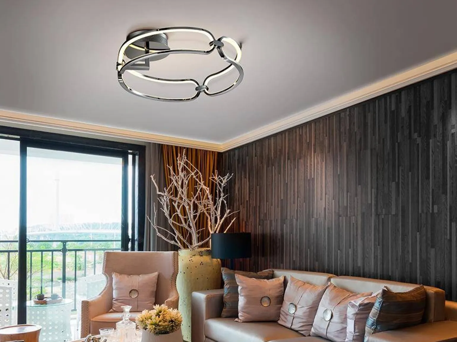 Colette plafon 1L (786485D) - Schuller