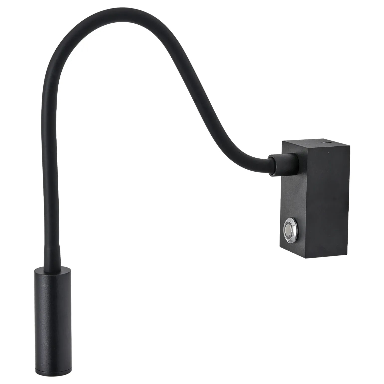 Czarny kinkiet do czytania Adjusta (WL0117-BK) - Yaskr