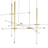 Dekoracyjna lampa wisząca MIKADO M złota (MSE1501100488) - Moosee