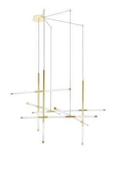 Dekoracyjna lampa wisząca MIKADO M złota (MSE1501100488) - Moosee