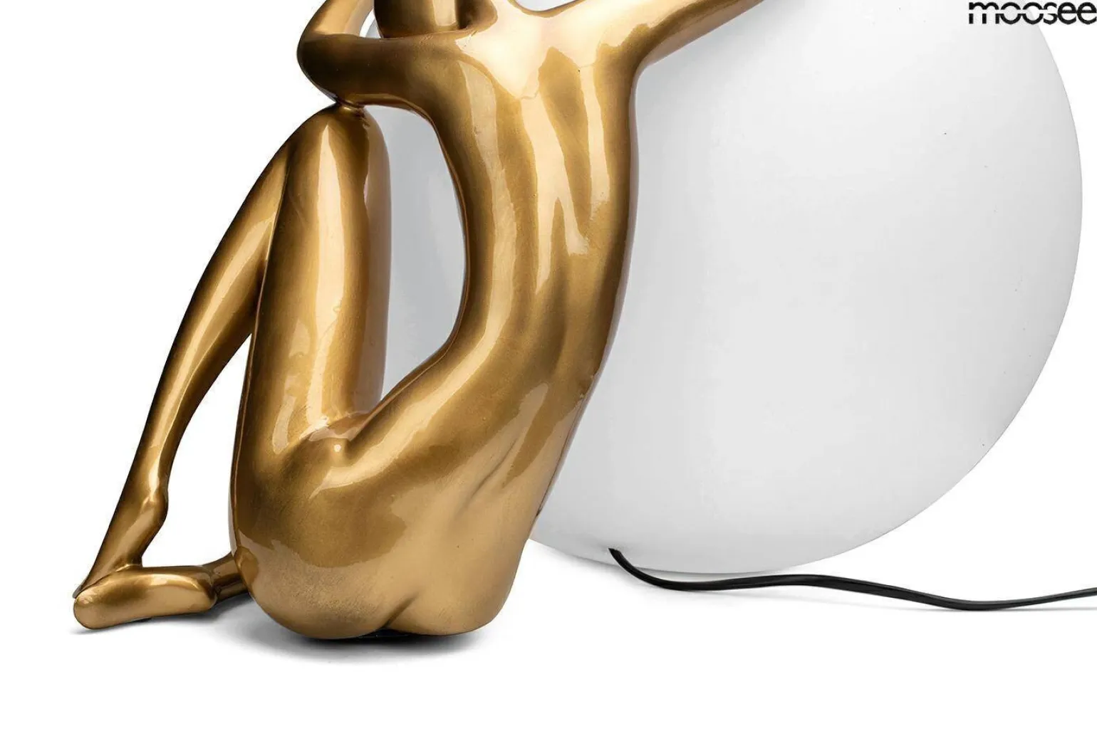 Designerska lampa podłogowa UOMO 50 złota (MSE1501100453) - Moosee