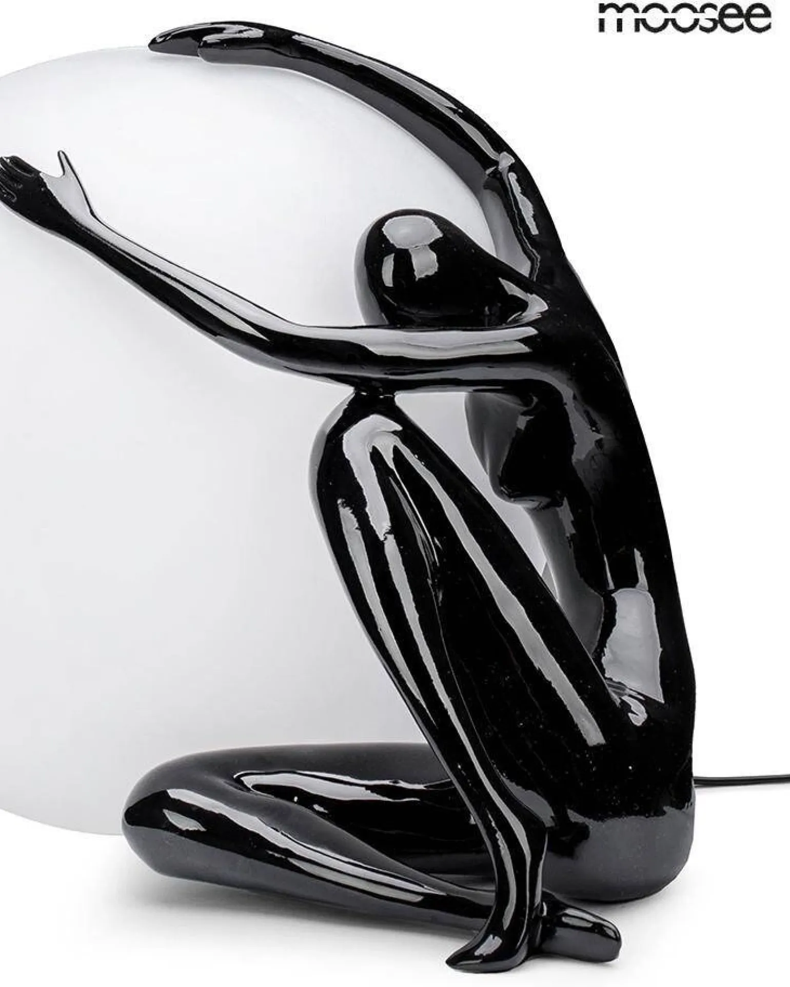 Designerska lampa podłogowa UOMO 50 czarna (MSE1501100454) - Moosee