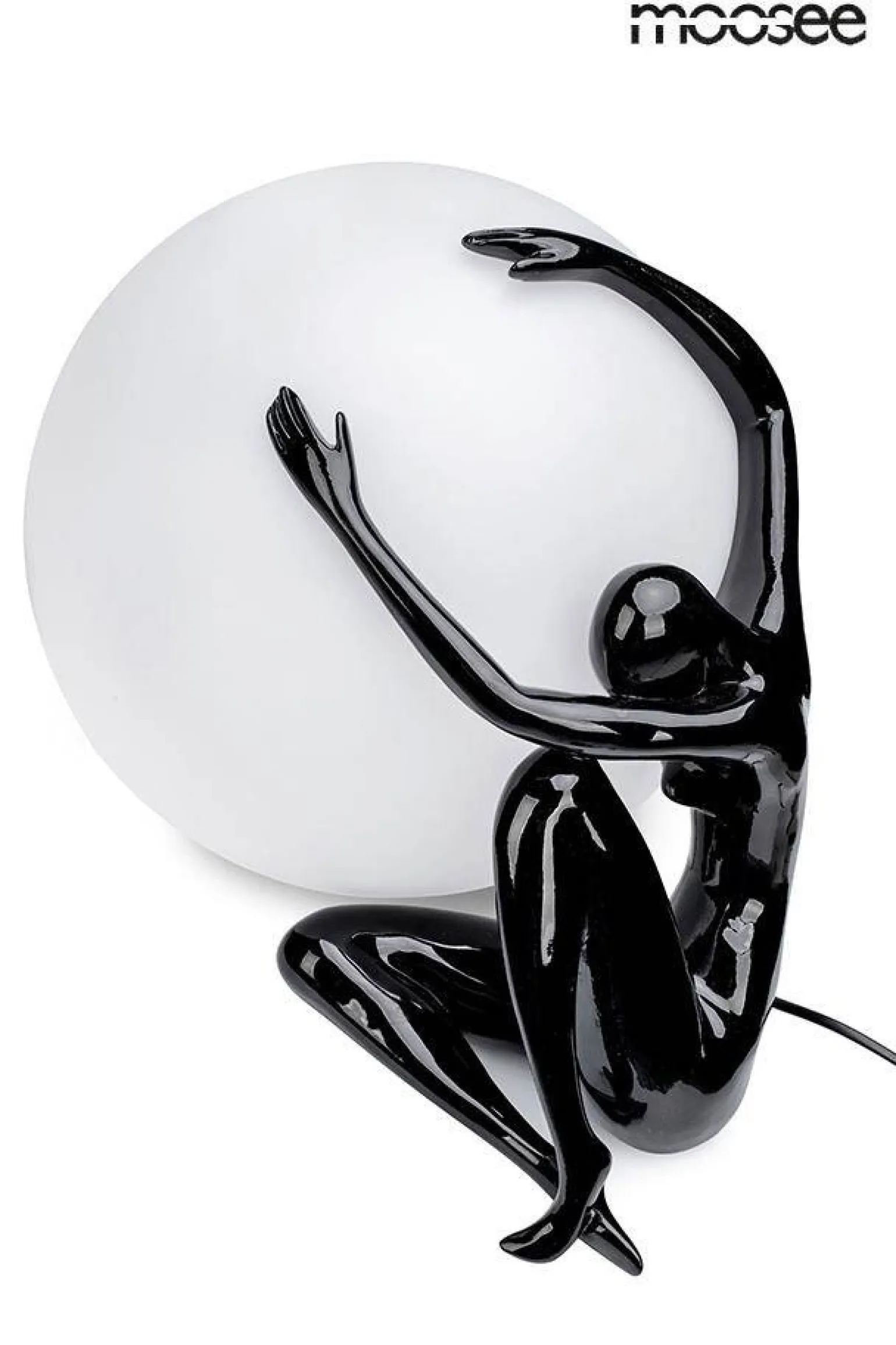 Designerska lampa podłogowa UOMO 50 czarna (MSE1501100454) - Moosee