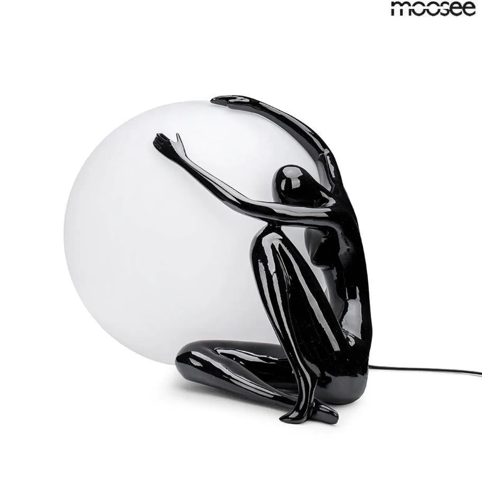 Designerska lampa podłogowa UOMO 50 czarna (MSE1501100454) - Moosee