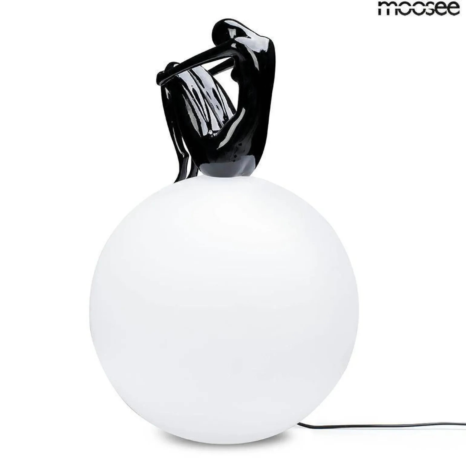 Designerska lampa podłogowa UOMO 35 czarna (MSE1501100432) - Moosee