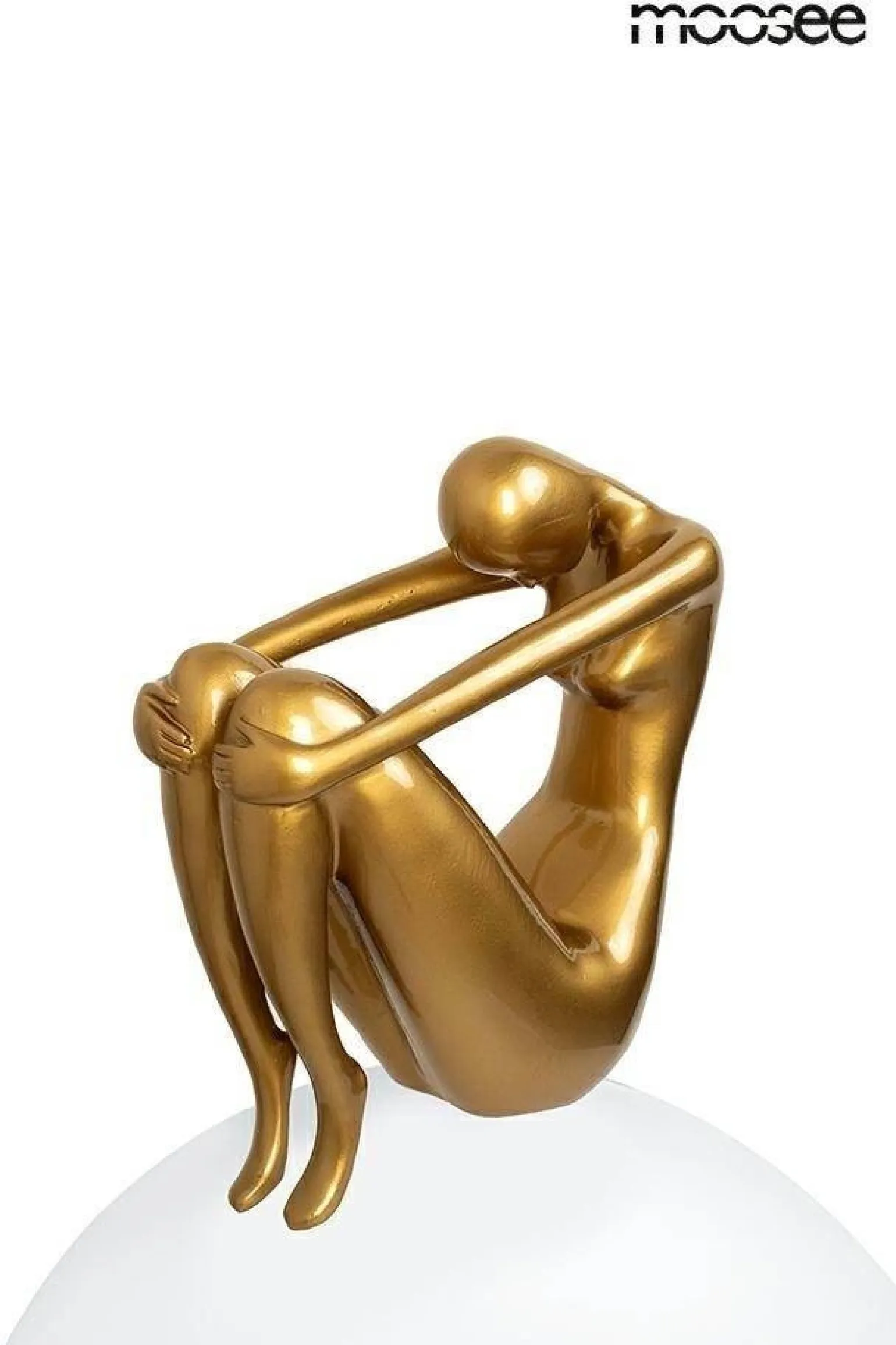 Designerska lampa stołowa UOMO 35 złota (MSE1501100430) - Moosee