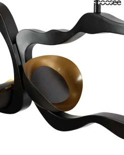 Designerska lampa wisząca TORRE czarna (MSE1501100571) - Moosee
