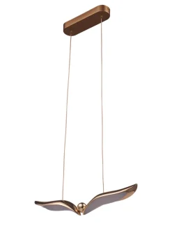 Designerska lampa wisząca GUFO 1 LED różowe złoto 36 cm (ST-DL8504) - Step into Design