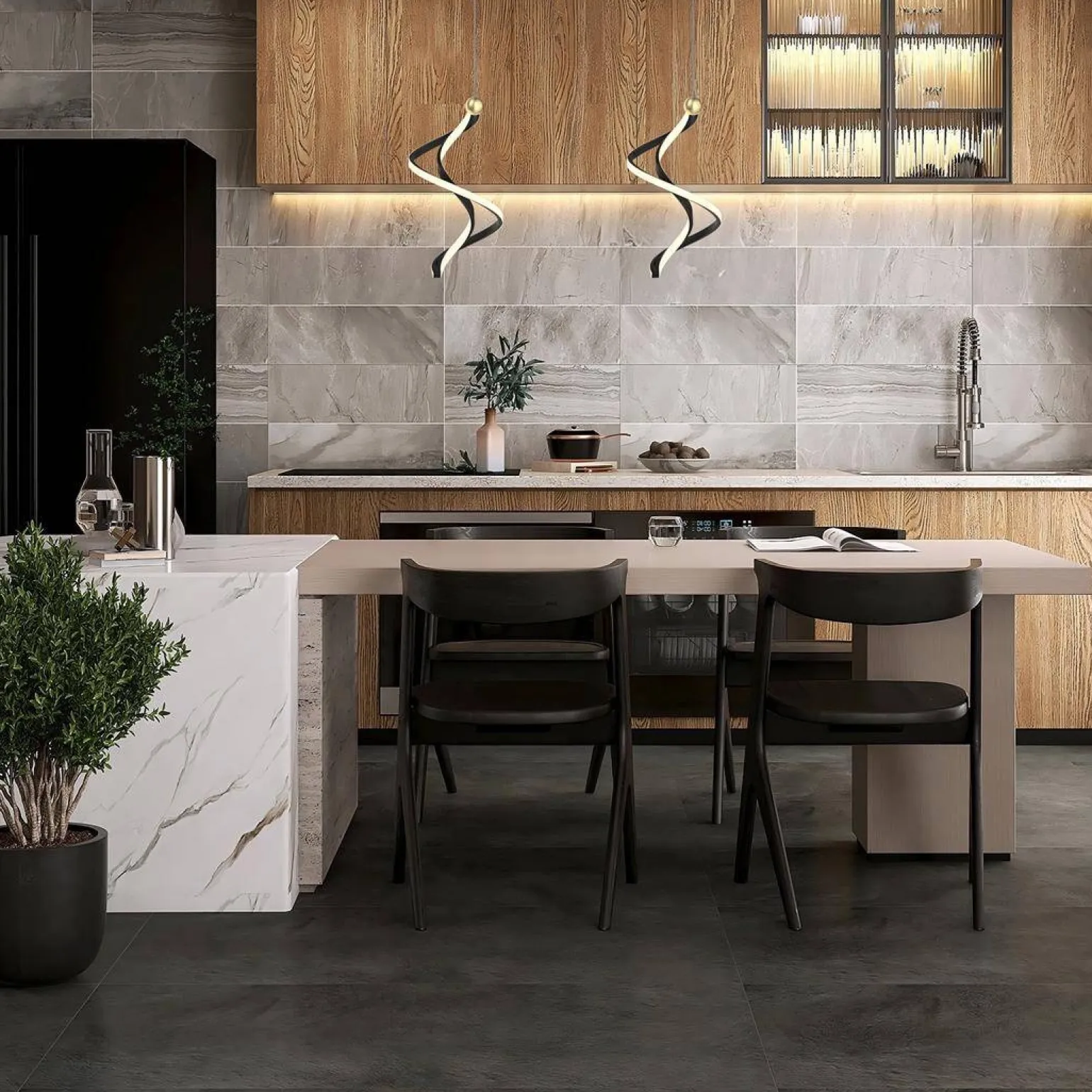 Designerska pojedyncza lampa wisząca COLIA 19W LED (ML1181) - Milagro