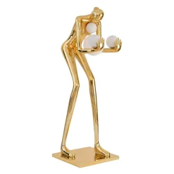 Designerska złota lampa podłogowa WOMAN-2 Gold 190 cm (DN433-F gold) - Step into Design