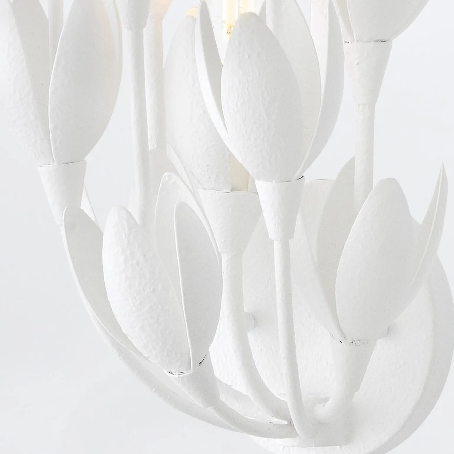 Designerski kinkiet Flora - 3 źródła światła - Tynk strukturalny (QN-FLORA-3W-WHT) - Quintiesse