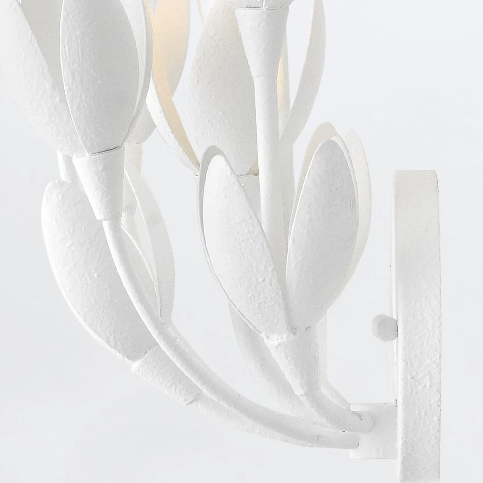 Designerski kinkiet Flora - 3 źródła światła - Tynk strukturalny (QN-FLORA-3W-WHT) - Quintiesse