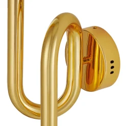 Designerski kinkiet MYK LED złoty 38 cm (DB4062 GOLD) - Step into Design