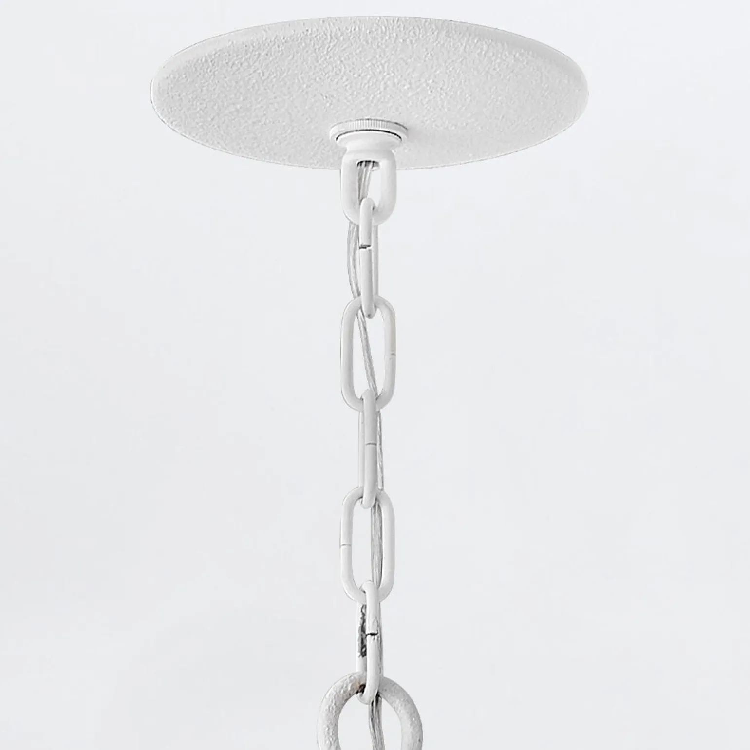 Designerski żyrandol Flora - 6 źródeł światła - Tynk strukturalny (QN-FLORA6-WHT) - Quintiesse