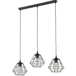 DIAMOND NEW BLACK LAMPA WISZĄCA 3 PL LISTWA (6203) - TK Lighting