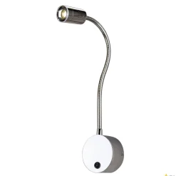 DIO FLEX PLATE, lampa ścienna, Power LED 1W, 3000K, chrom (146682) - SLV