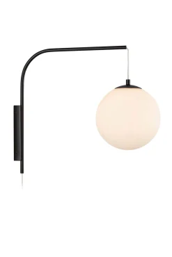 DIONE Wall 1L White/Black (108420) Markslojd