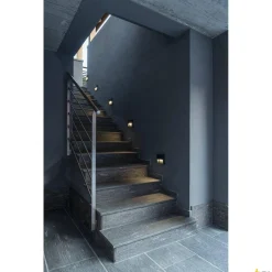 DOWNUNDER OUT, square WL, oprawa ścienna LED outdoor, kolor antracytowy 3000K (1002869) - SLV