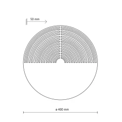 Drewniany kinkiet LUNAR WOOD 2XG9 (11015) - TK Lighting