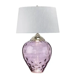 Duża lampa stołowa Samara - 2 źródła światła - Śliwkowa (QN-SAMARA-TL-LRG-PLM) - Quintiesse