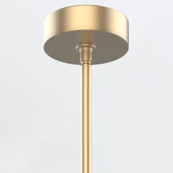 Duża lampa wisząca LED Floriana - Naturalny mosiądz (QN-FLORIANA-8P-L-NBR) - Quintiesse