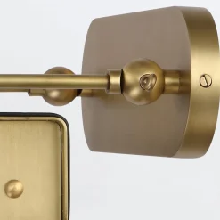 Duża obrazówka LED Valise Picture - Vintage mosiądz, skóra smokingowa (QN-VALISE-PL-L-VBS-TL) - Quintiesse