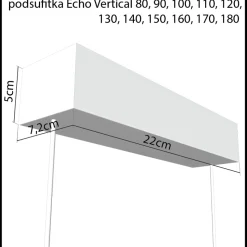 ECHO VERTICAL 180 Żyrandol ciemny złoty 4000K (66431) - Ramko