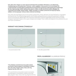 ECHO W 180 Żyrandol biały 4000K (67982) - Ramko