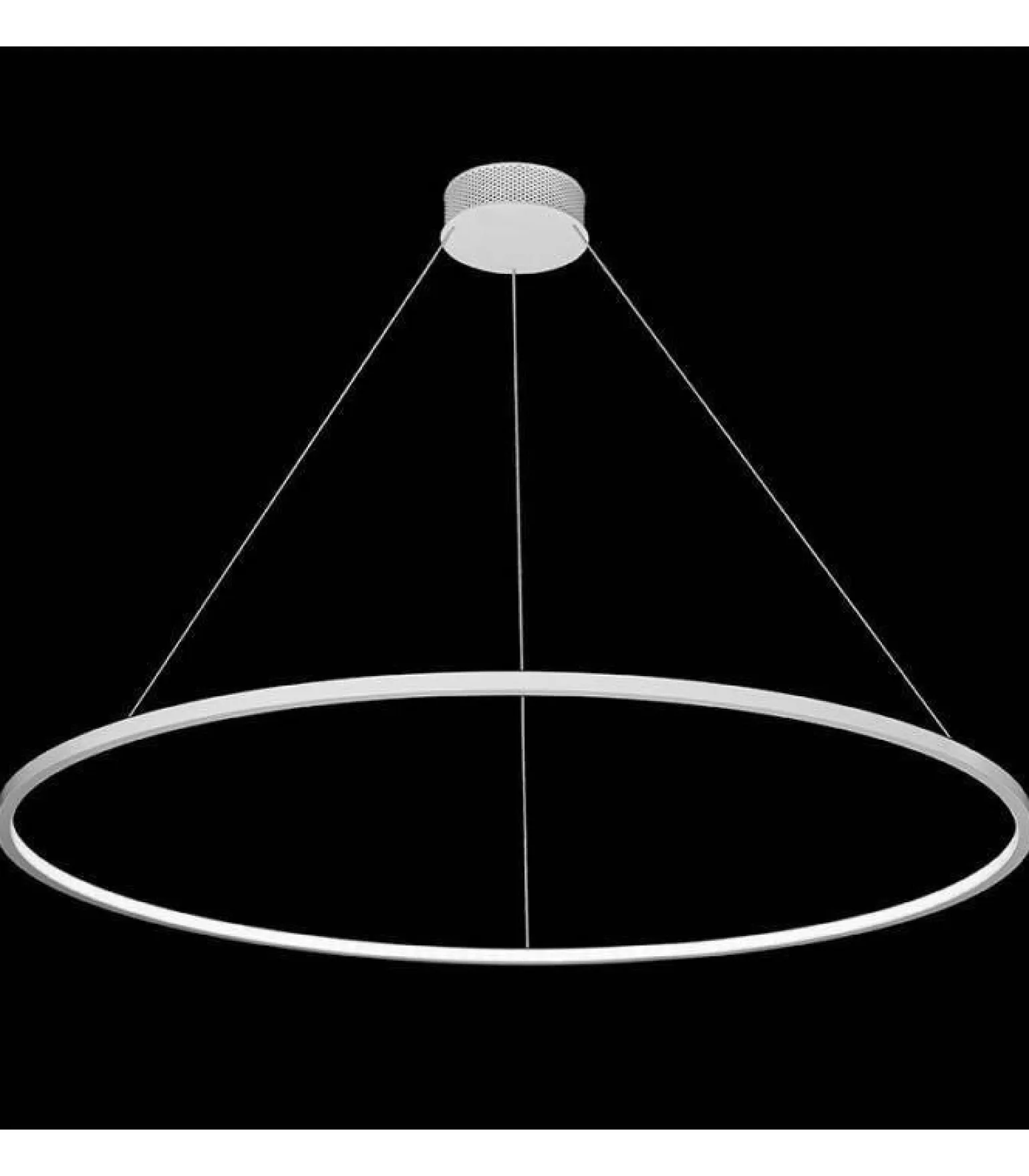 ECHO W 180 Żyrandol czarny 4000K (67982) - Ramko