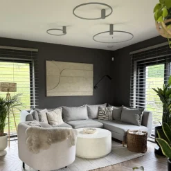 ECHO W 180 Żyrandol szary 4000K (67982) - Ramko