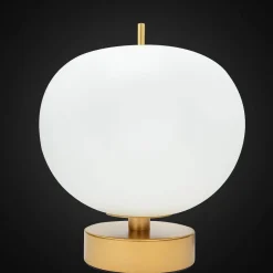 Ekskluzywna lampa LED stołowa złoto biała Apple T: Altavola Design (LA058/T) - ALTAVOLA DESIGN