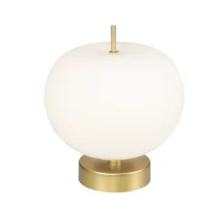 Ekskluzywna lampa LED stołowa złoto biała Apple T: Altavola Design (LA058/T) - ALTAVOLA DESIGN