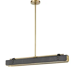 Ekskluzywna lampa ledowa Valise skóra smokingowa (QN-VALISE-LP80-VBS-TL) - Quintiesse